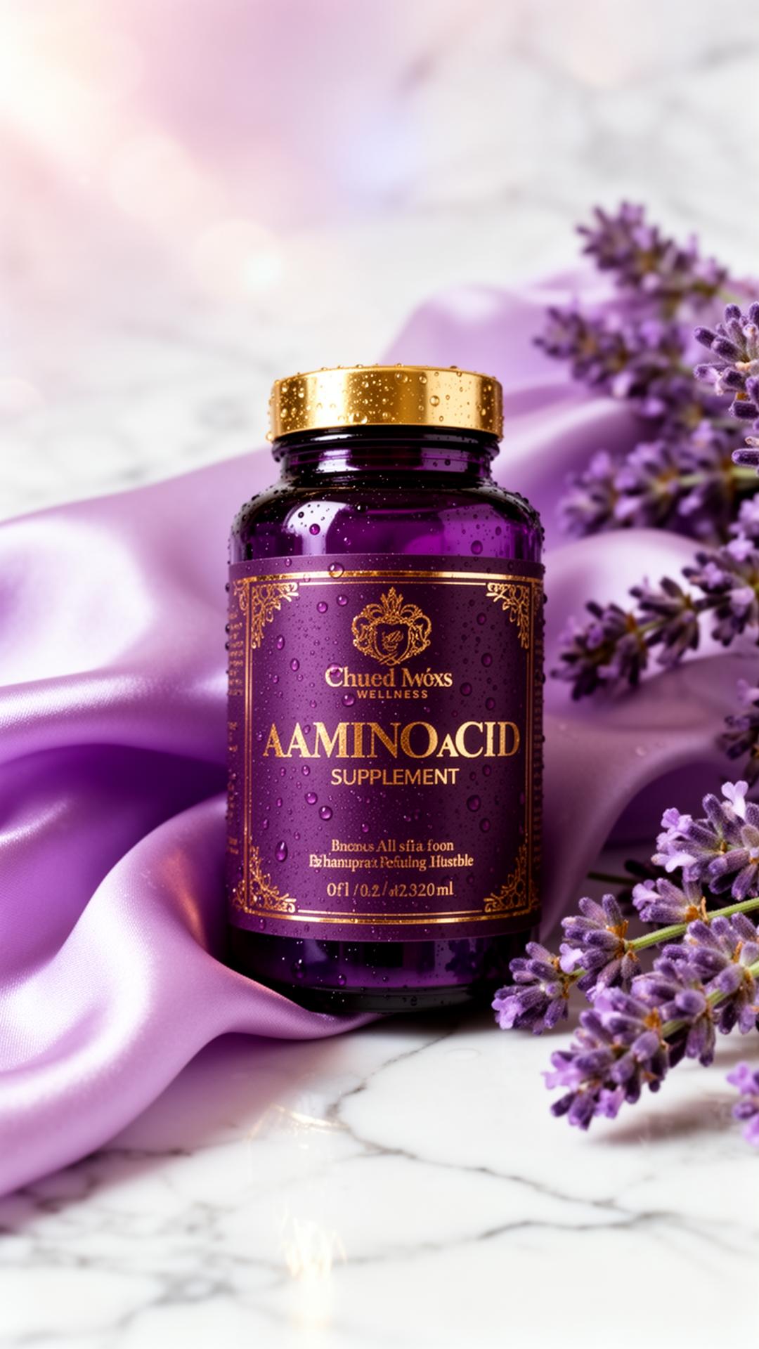 Bella Luxe Aminos amethyst vial